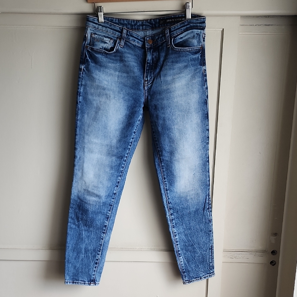 Armani Exchange Blue Denim Jeans